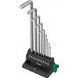 Wera 05022102001 hex key L-shaped hex key set Metric 9 pc(s) Wera 05022102001 hex key L-shaped hex key set Metric 9 pc(s)