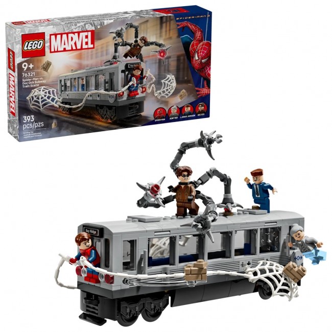 LEGO MARVEL 76321 Spider-Man vs. Doc Ock Subway Train Scene LEGO MARVEL 76321 Spider-Man vs. Doc Ock Subway Train Scene