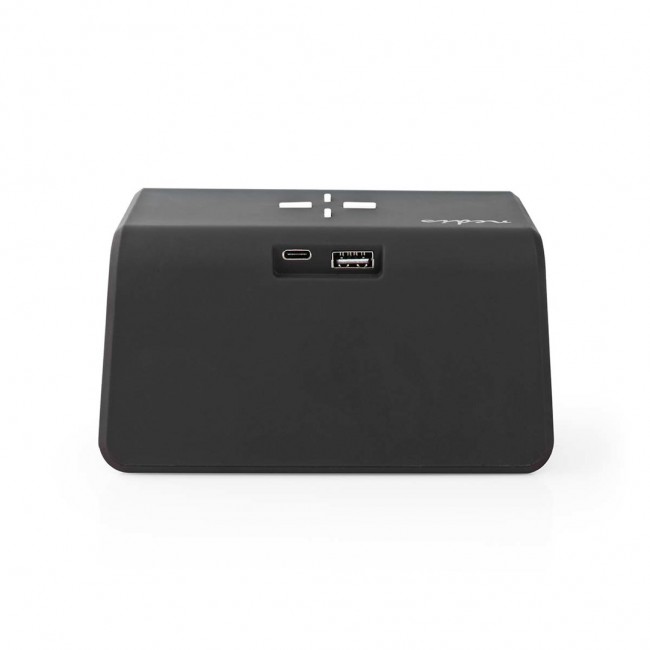 Nedis WCACQ30BK alarm clock Digital alarm clock Black