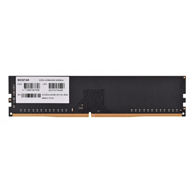 Biostar 8GB 3200MHz DDR4 memory DO32NU4N08