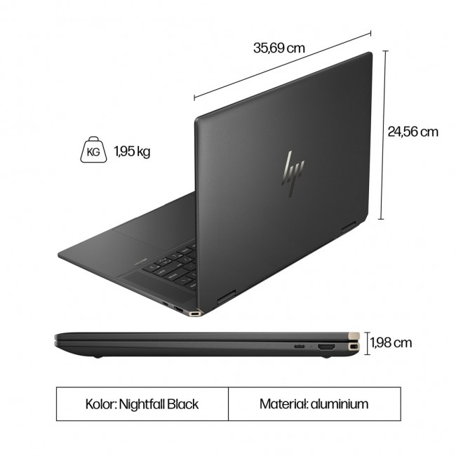 HP Spectre x360 16-aa0233nw Ultra 7 155H 16