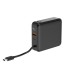 Gembird PB10-WPC15-LCD-01 Fast charging power bank with wireless charger, 20W, 10000 mAh, black