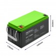 Qoltec 53082 Gel battery | 12V | 150AH