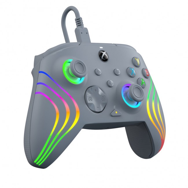 PDP Afterglow Wave Grey USB Gamepad Analogue / Digital PC, Xbox One, Xbox Series S, Xbox Series X