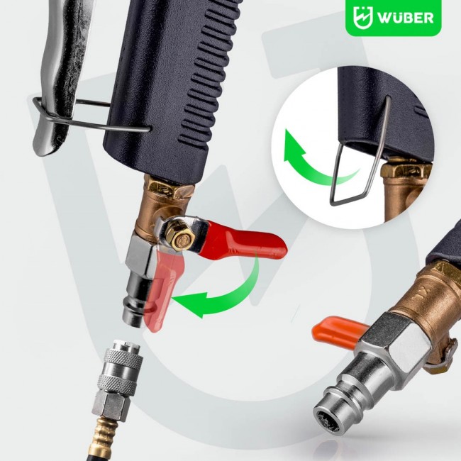 Pneumatic plastering gun 5 L WUBER