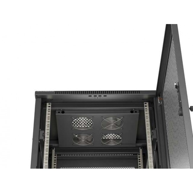 Lanberg FF01-6618-23B rack cabinet 18U Freestanding rack Black Lanberg FF01-6618-23B rack cabinet 18U Freestanding rack Black