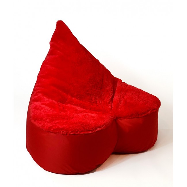 Sako bag pouffe Heart red XXL 140 x 100 cm