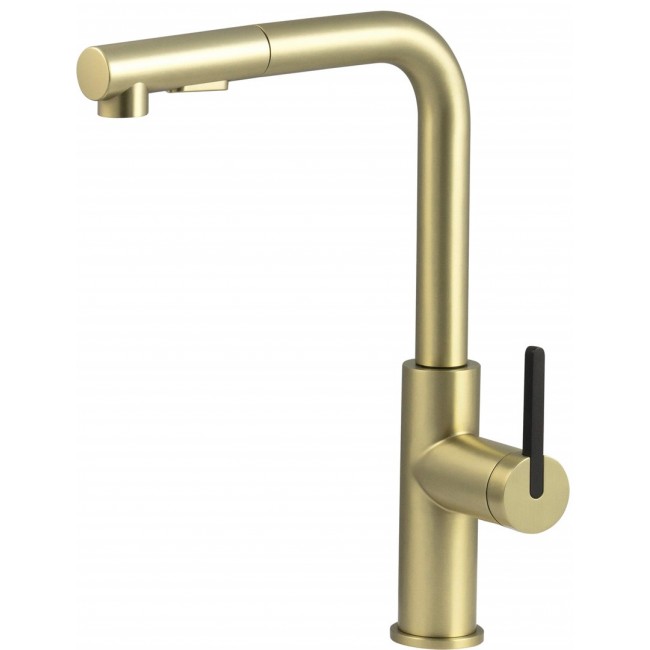 Kitchen faucet with pull-out spout