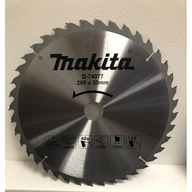 Makita D-74077 circular saw blade 1 pc(s) Makita D-74077 circular saw blade 1 pc(s)