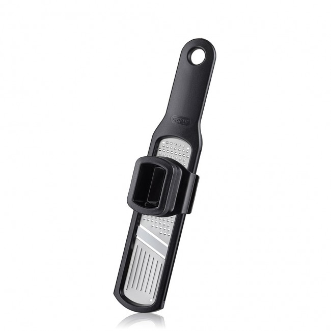 GEFU 50472 grater Flat grater Black, Stainless steel