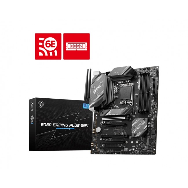 MSI B760 GAMING PLUS WIFI motherboard Intel B760 LGA 1700 ATX MSI B760 GAMING PLUS WIFI motherboard Intel B760 LGA 1700 ATX