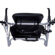 Four-wheel aluminium stand