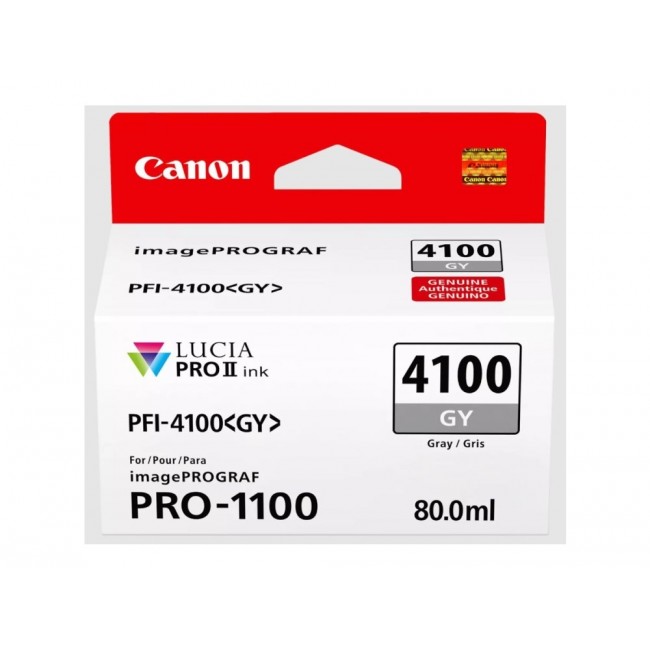 Canon LUCIA PRO II ink cartridge 1 pc(s) Original Standard Yield Grey Canon LUCIA PRO II ink cartridge 1 pc(s) Original Standard Yield Grey