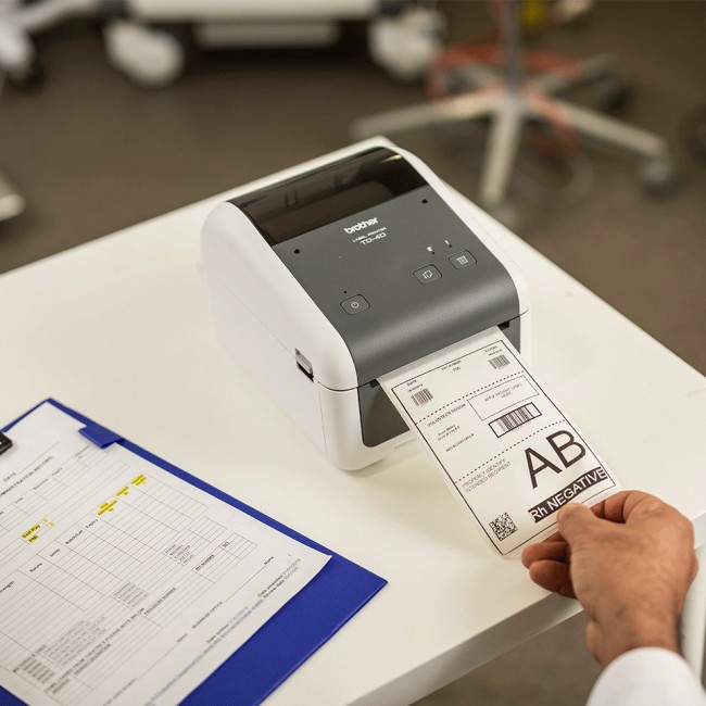 Brother TD-4410D label printer Direct thermal 203 x 203 DPI 203 mm/sec Wired Brother TD-4410D label printer Direct thermal 203 x 203 DPI 203 mm/sec Wired