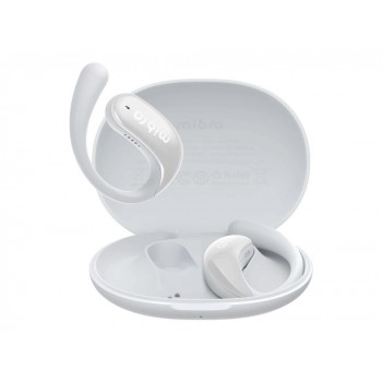 Mibro OpenEar Pro white headphones with charging case