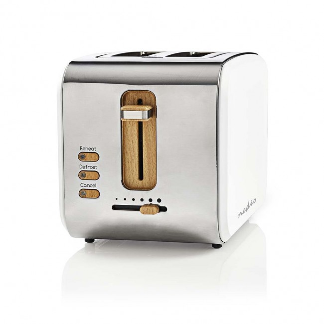 Toaster Nedis KABT510EWT
