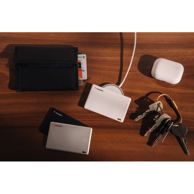 Verbatim My Finder Card Bluetooth Item Finder 2 pack Black / Silver