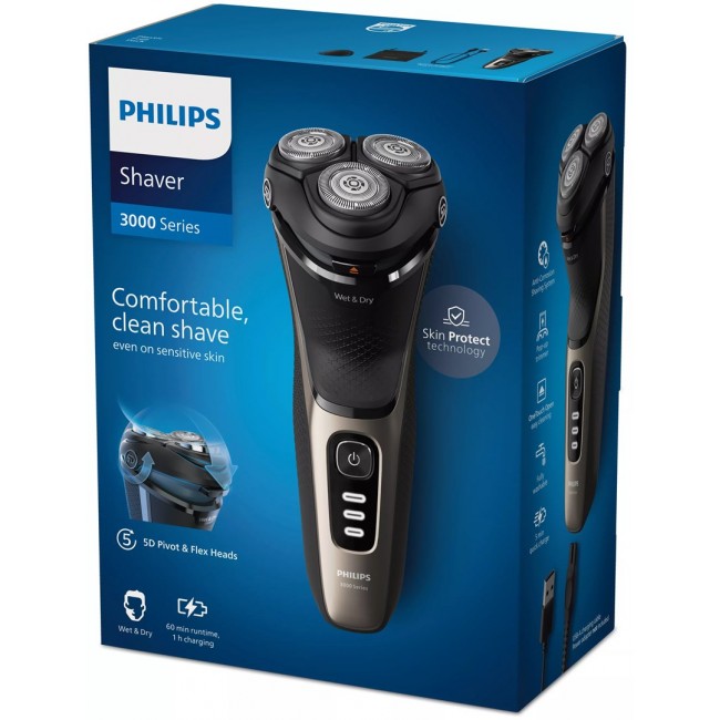 Philips Shaver 3000 Series S3242/12 Wet & Dry Electric Shaver Philips Shaver 3000 Series S3242/12 Wet & Dry Electric Shaver