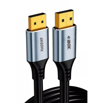 iBox ITVDP012 DisplayPort cable 4K 60Hz gold plug 2 m
