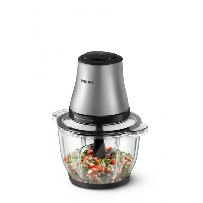 Philips 3000 series HR1503/00 electric food chopper 2 L 500 W Stainless steel