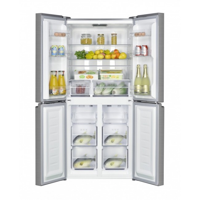 MPM 434-SBF-04 fridge-freezer Freestanding 472 L Stainless steel