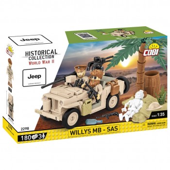 COBI HC WWII Willys MB-SAS 180kl 2298