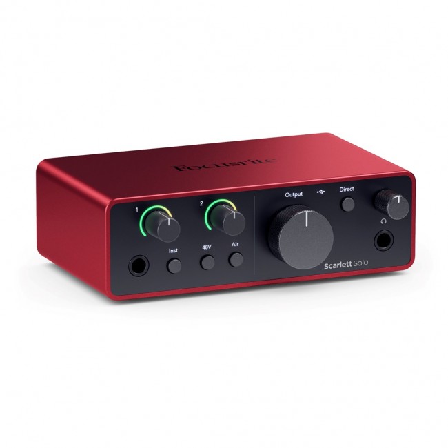 Focusrite Scarlett Solo 4th Gen - 2-channel audio interface Focusrite Scarlett Solo 4th Gen - 2-channel audio interface