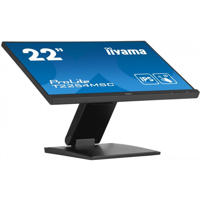 iiyama ProLite 21.5 P-CAP 10pt touch screen featuring IPS panel technology and Anti Glare coating