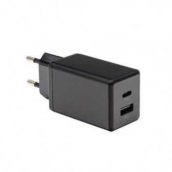 PATONA Premium Charger GaN PD45W 1xUSB-C 1xUSB-A PD3.0 QC3.0 Black