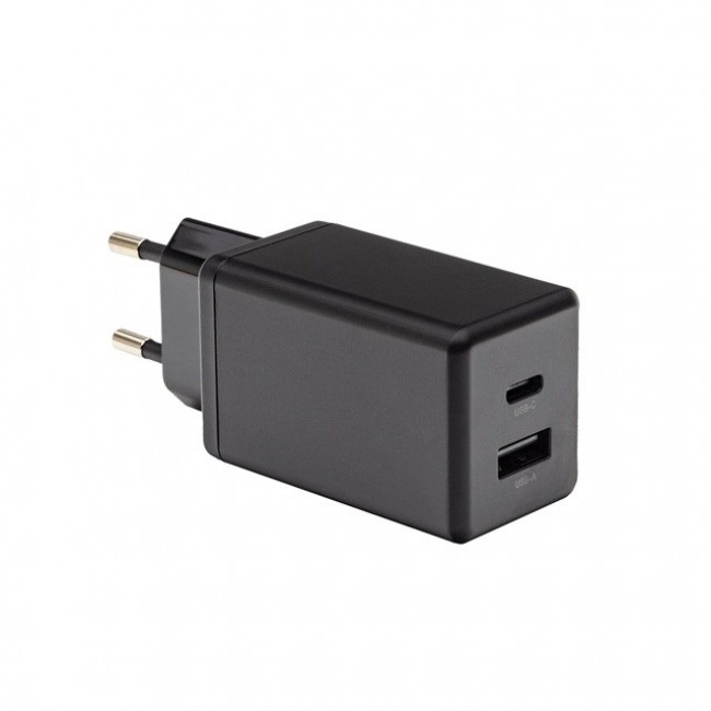 PATONA Premium Charger GaN PD45W 1xUSB-C 1xUSB-A PD3.0 QC3.0 Black