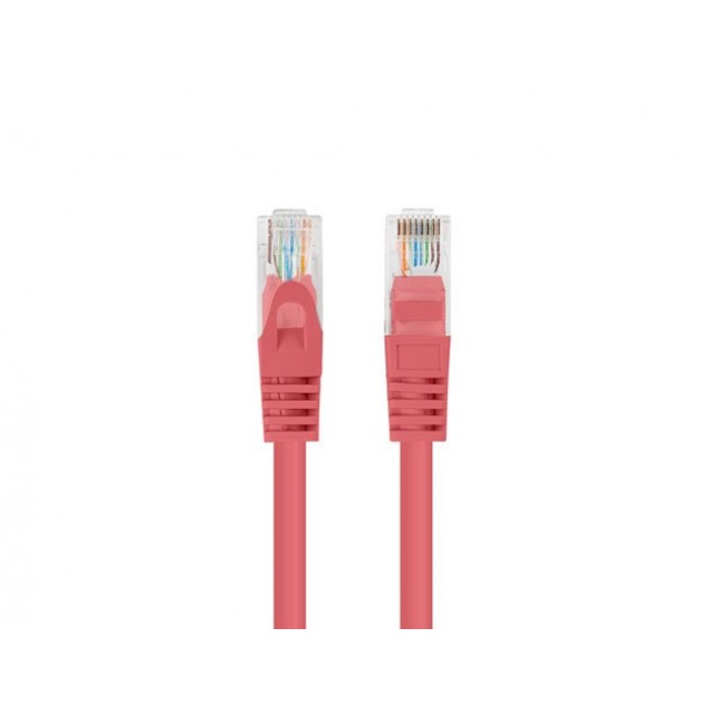 Lanberg PCU5-20CC-0025-R networking cable Red 0.25 m Cat5e U/UTP (UTP)