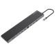 Conceptronic DONN32B 14-in-1 MST Docking Station USB 3.2 Gen 1, HDMI x 2, DP, GbE LAN, USB-A 5Gbps x 3, USB-C 5Gbps x 2, SD, TF/MicroSD, 3.5mm headset, Security Slot, 100W USB PD Conceptronic DONN32B 14-in-1 MST Docking Station USB 3.2 Gen 1, HDMI x 2, DP, GbE LAN, USB-A 5Gbps x 3, USB-C 5Gbps x 2, SD, TF/MicroSD, 3.5mm headset, Security Slot, 100W USB PD