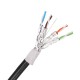 Extralink CAT6A FTP (F/UTP) OUTDOOR TWISTED PAIR WITH GEL 305M networking cable