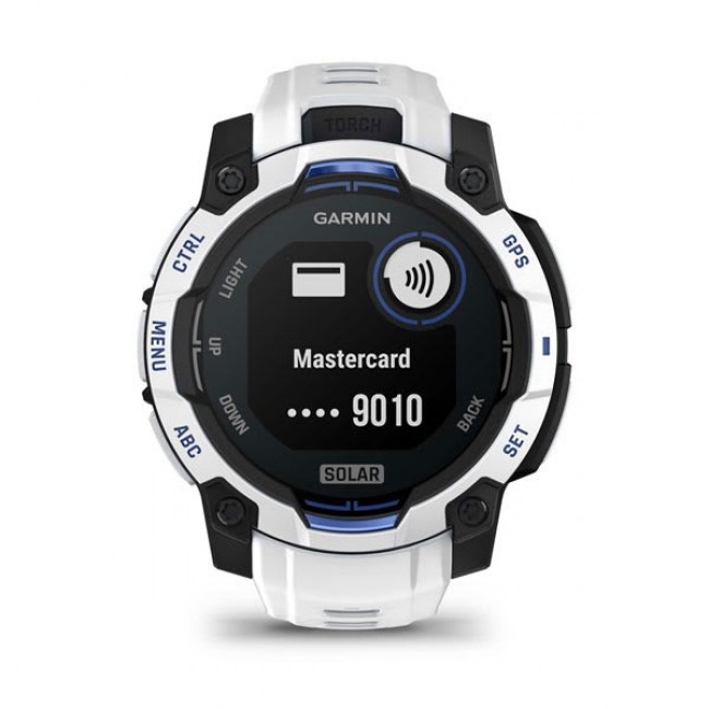Garmin Instinct 3 Solar watch, 45mm, white