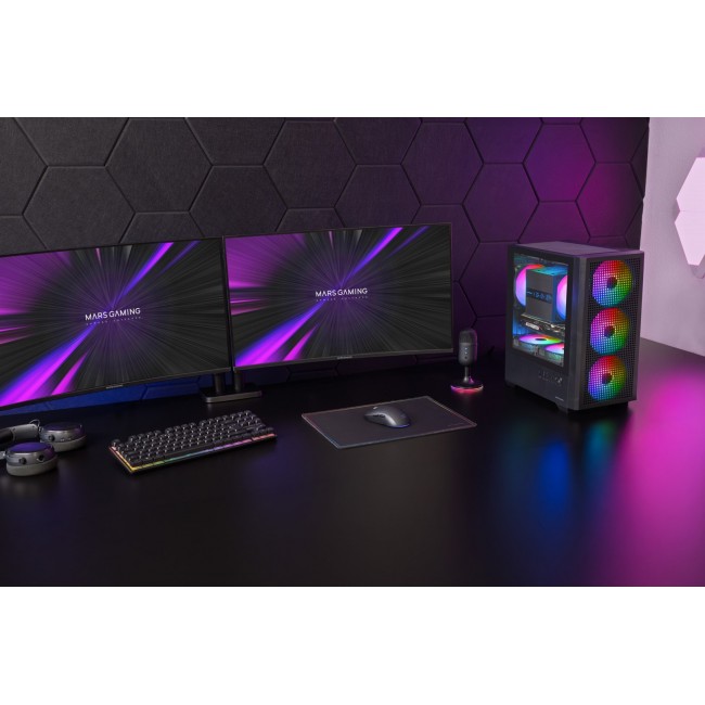 Mars Gaming MCVECTOR computer case Mini Tower Black