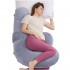 Momcozy PP007 Pregnancy pillow F-shaped Gray