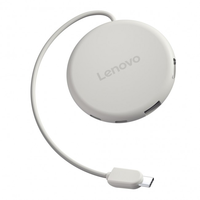 Lenovo Slim USB-C 3.2 Hub USB 3.2 Gen 2 (3.1 Gen 2) Type-C 10000 Mbit/s Grey
