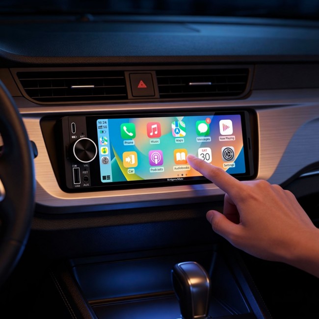 Kruger&Matz KM2016 1DIN CarPlay/AndroidAuto car radio Kruger&Matz KM2016 1DIN CarPlay/AndroidAuto car radio