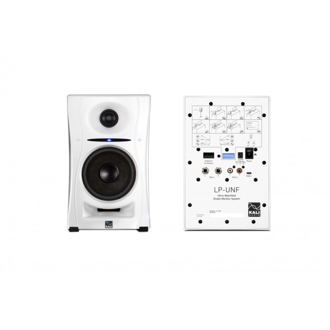 Kali Audio LP-UNF-WH - a pair of Bluetooth monitor speakers (white)
