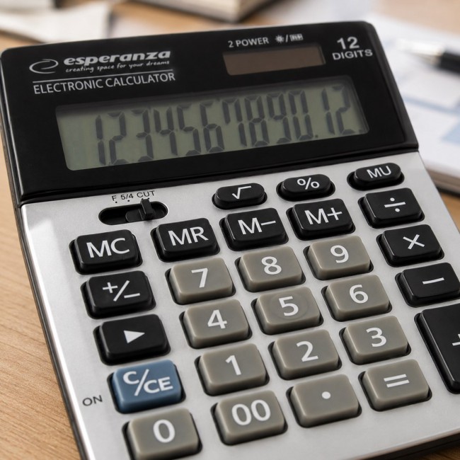 Esperanza ECL102 calculator Black, Silver Esperanza ECL102 calculator Black, Silver