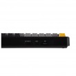 F108 Gray+Orange+Deep Gray Gasket Keyboard with Volcano RGB Switches AULA