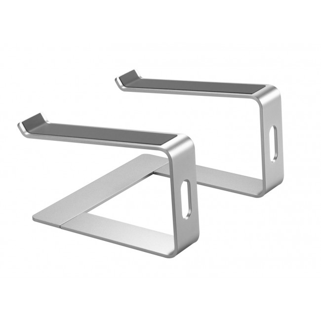 Gembird NBS-D1-01 laptop stand Aluminium, Silver 39.6 cm (15.6