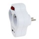 Esperanza ELK311W Electrical splitter 2 GN. USB-C USB-A ON. White Esperanza ELK311W Electrical splitter 2 GN. USB-C USB-A ON. White