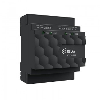 GRENTON RELAY OUTPUT MODULE (4 OUTPUT) GRENTON / DIN RAIL MOUNTING / TF-BUS