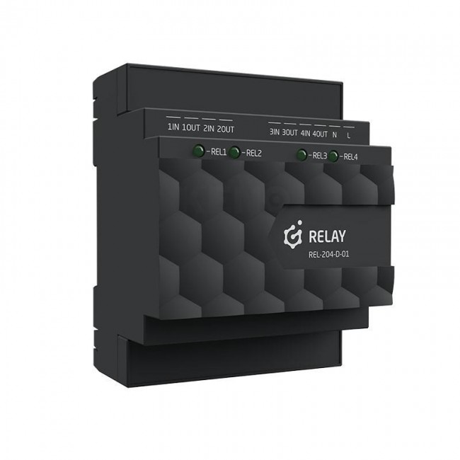 GRENTON RELAY OUTPUT MODULE (4 OUTPUT) GRENTON / DIN RAIL MOUNTING / TF-BUS