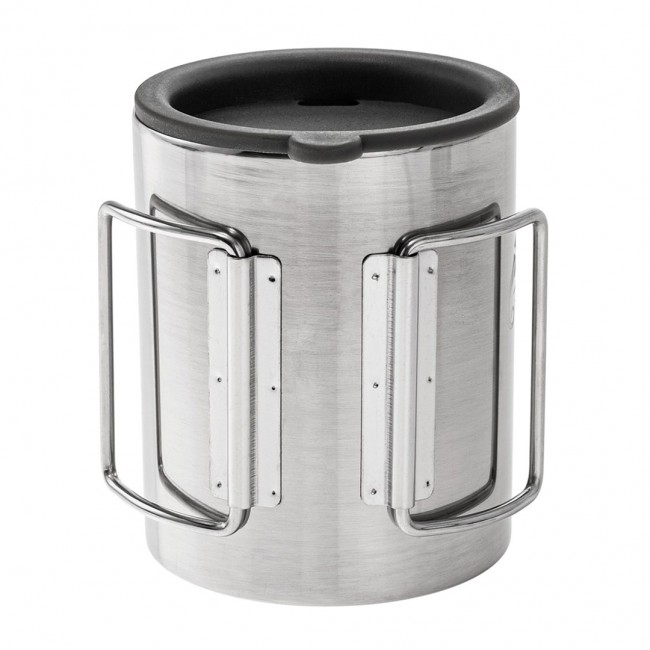Helikon Thermal mug with lid 250 ml Silver, Black