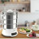 Tefal Convenient Series Deluxe VC502D steam cooker 3 basket(s) Countertop 900 W Stainless steel, White Tefal Convenient Series Deluxe VC502D steam cooker 3 basket(s) Countertop 900 W Stainless steel, White