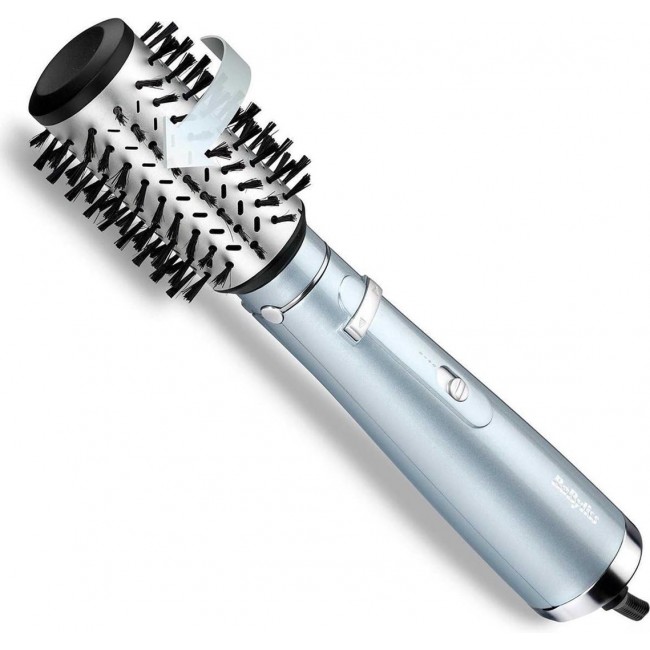 BaByliss Hydro-Fusion Hydro Fusion Air Styler Hot air brush Warm Aqua color, Black, Metallic 700 W 98.4