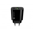 WALL CHARGER NATEC RIBERA 1X USB-A + 1X USB-C 20W BLACK WALL CHARGER NATEC RIBERA 1X USB-A + 1X USB-C 20W BLACK