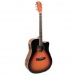 V-TONE VEAG1 CE VS - 4/4 electro-acoustic guitar, Vintage sunburst
